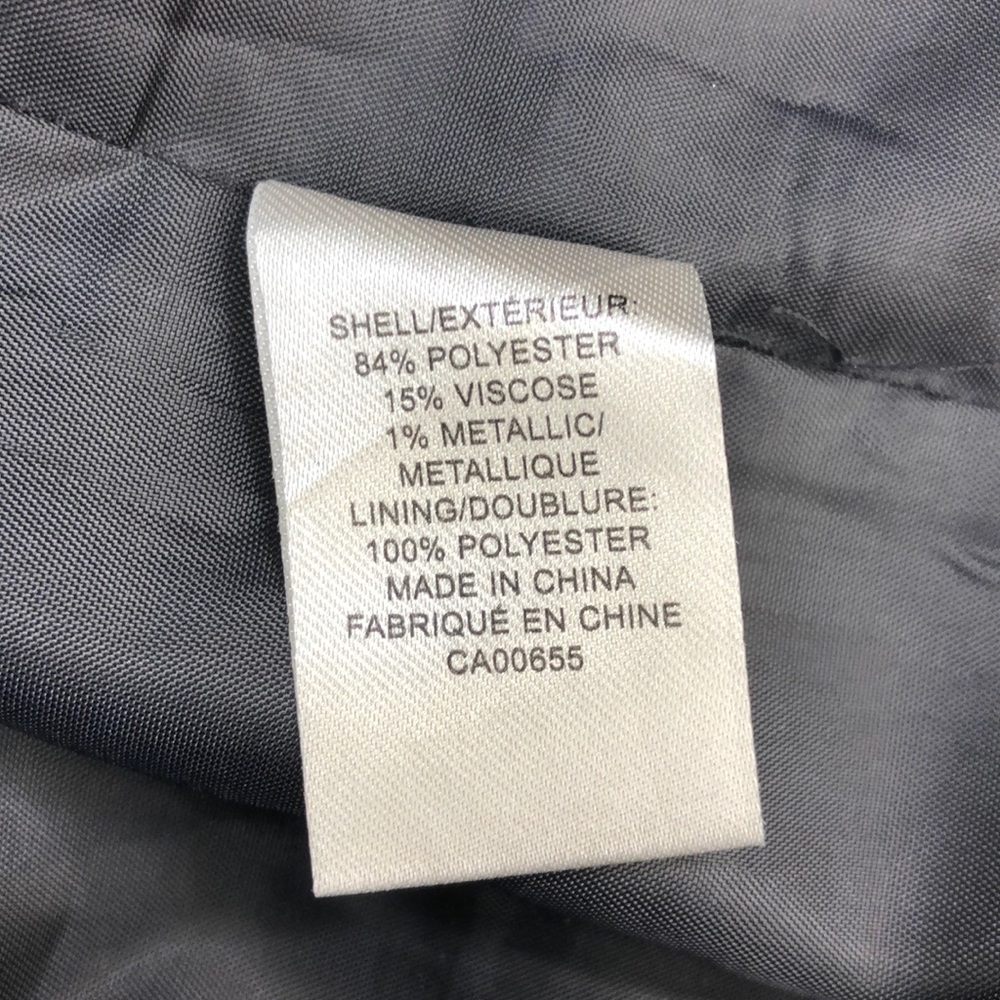 RW&CO. Black Grey Metallic Thread Straight Skirt - Picture 5 of 6